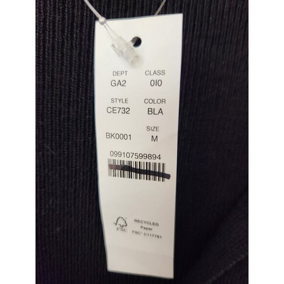 NWT J. Crew Fitted Pullover Sweater In TENCEL™ Lyocell Blend Black M *Flaw - Picture 9 of 10